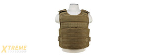 NCSTAR TACTICAL AIRSOFT MOLLE TACTICAL VEST - TAN