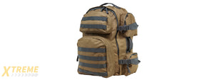 NcStar Tactical Combat Backpack - (Tan/Urban Gray Trim)