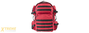 NcStar Tactical Combat Backpack - (Red/Black Trim)