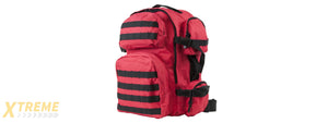 NcStar Tactical Combat Backpack - (Red/Black Trim)