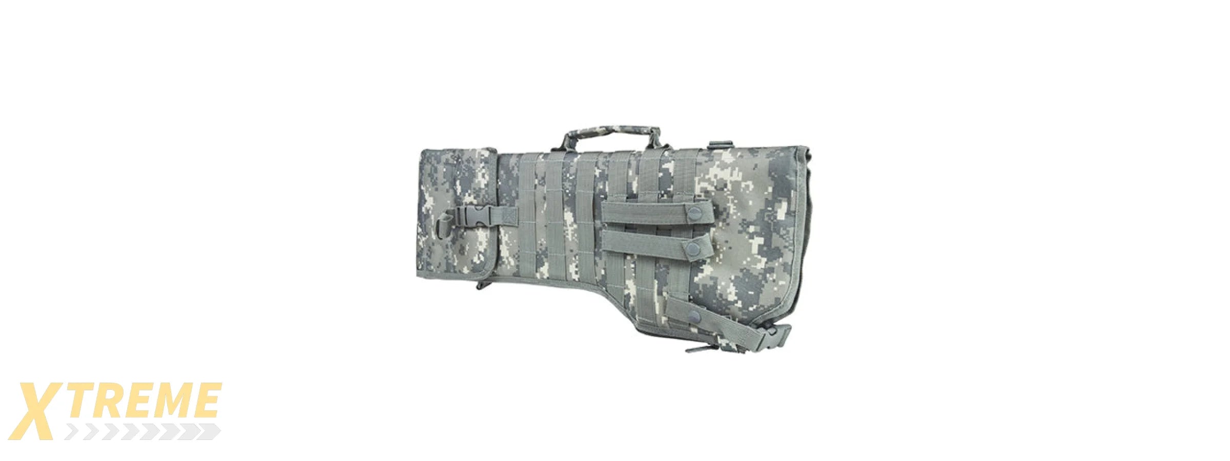 NCSTAR TACTICAL MOLLE RIFLE SCABBARD W/ SHOULDER SLING - ACU