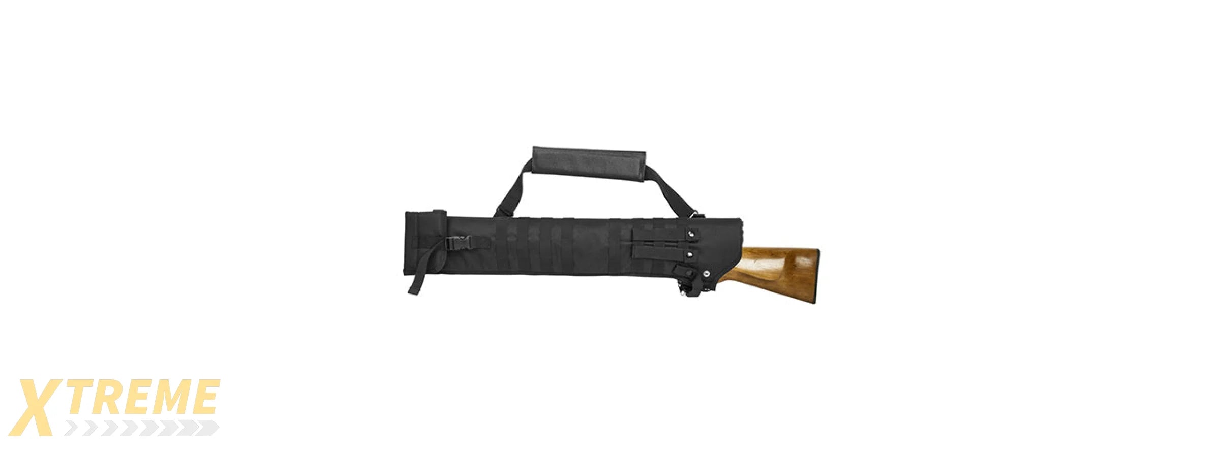 NCSTAR TACTICAL SHOTGUN SCABBARD - PROTECTIVE GUN CASE - BLACK