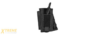 NCSTAR TACTICAL STOCK RISER W/ INTEGRATED MAG POUCH - BLACK