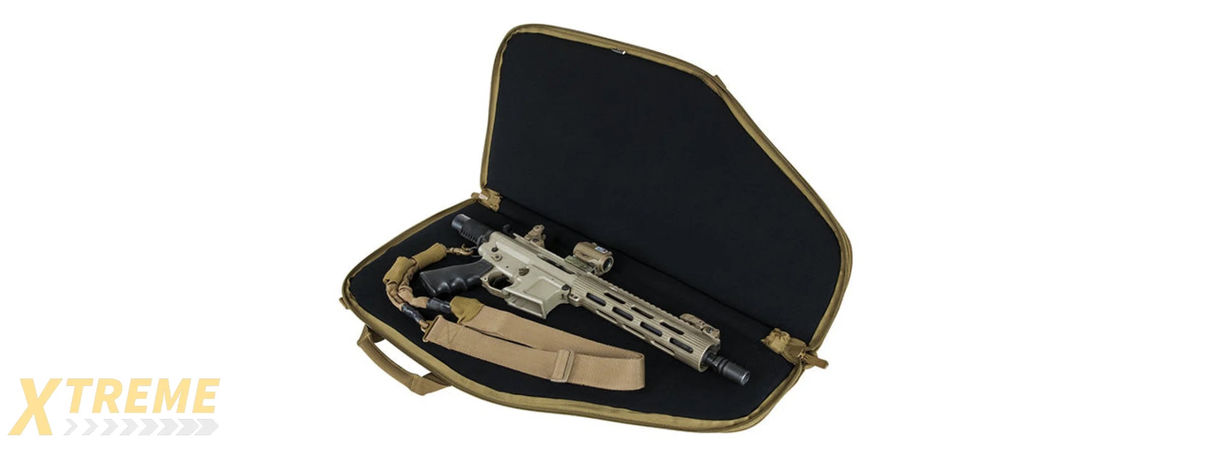 NcStar VISM 28 Tactical Case for AR/AK Pistol and Subgun (TAN)
