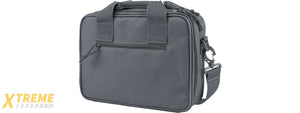 VISM by NcSTAR DOUBLE PISTOL RANGE BAG, URBAN GRAY