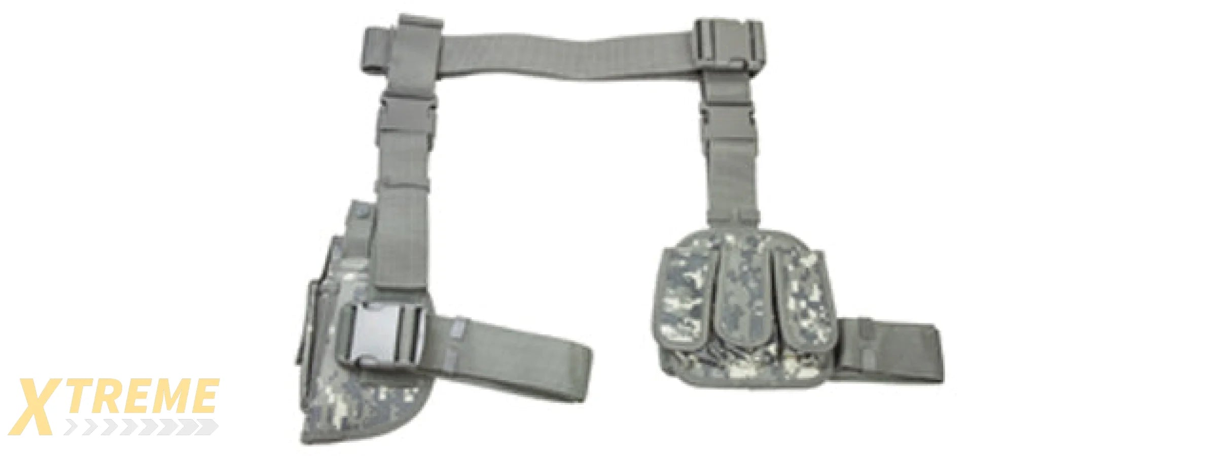 NcStar Vism Drop Leg Holster & Mag Pouch - (Digital Camo)