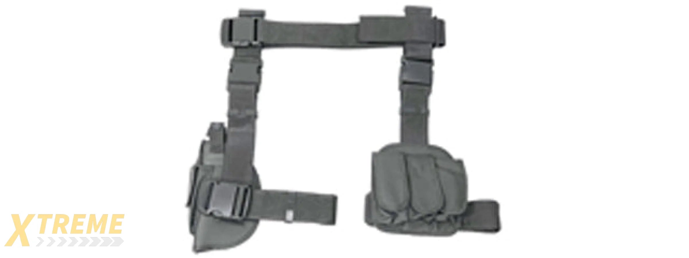 NcStar Vism Drop Leg Holster & Mag Pouch - (Urban Gray)