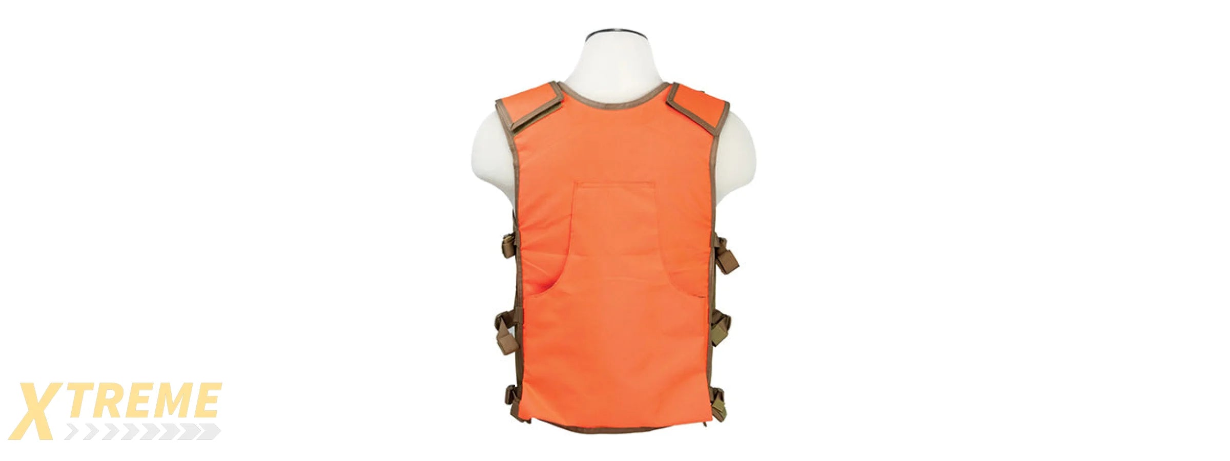 NCSTAR VISM PVC OUTDOOR HUNTING VEST - BLAZE ORANGE/TAN
