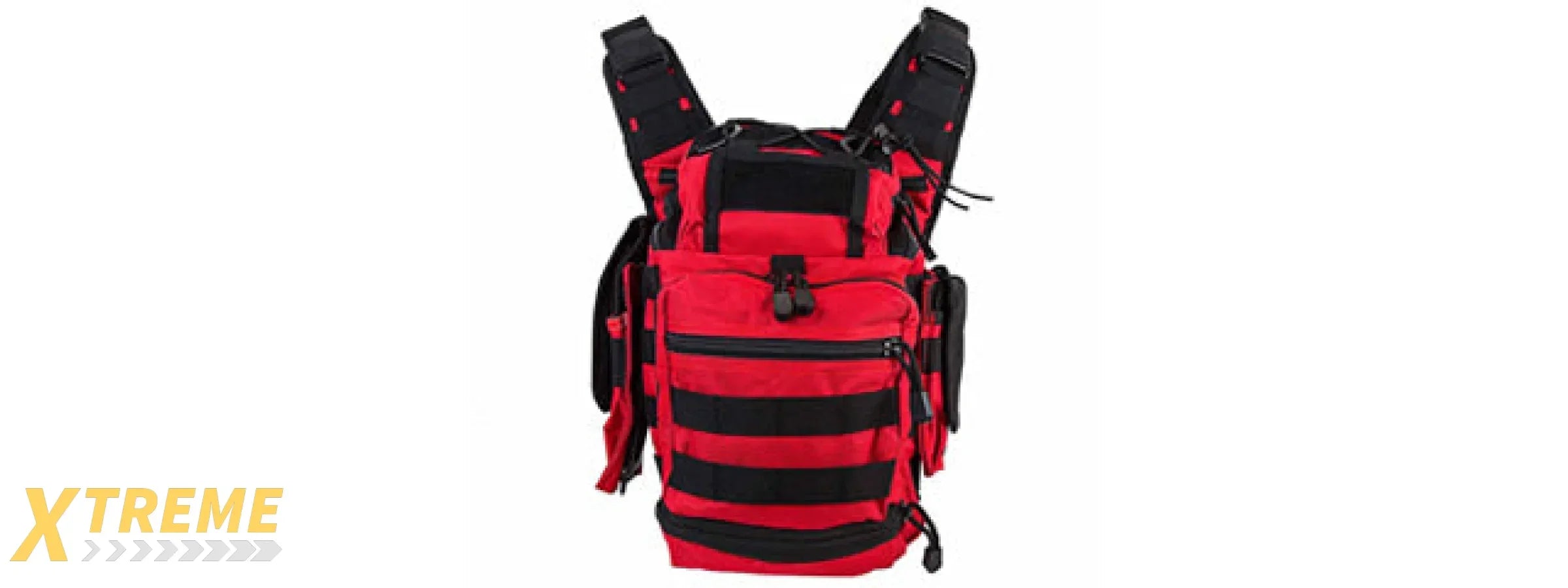 NcStar Vism First Responders Utility Bag - (Red w/ Black)