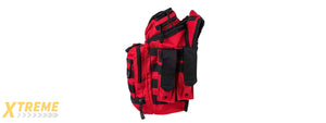 NcStar Vism First Responders Utility Bag - (Red w/ Black)