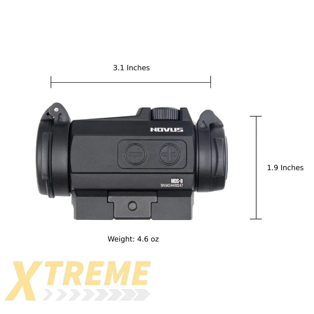 Novus Precision Optic Micro Red Dot Sight MDS2