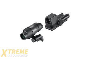 Novus Precision PDS-1 Prism Dot Sight Military Reticle w/ PM-1 3x Prismatic Magnifier Combo