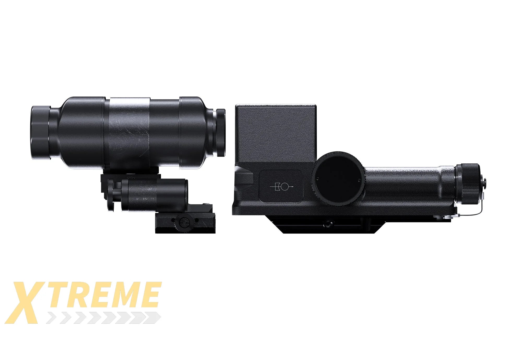 Novus Precision PDS-1 Prism Dot Sight Military Reticle w/ PM-1 3x Prismatic Magnifier Combo