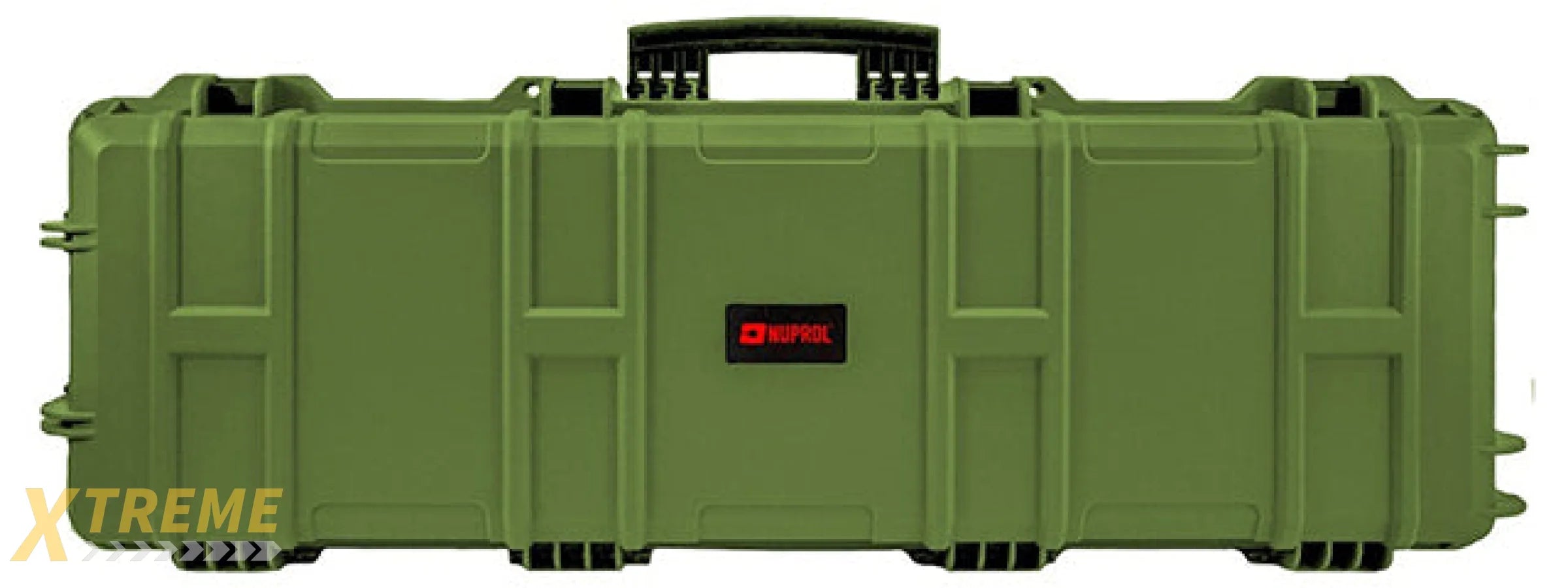 Nuprol Premium Large 43" Hard Rifle Case with Wave Foam - (Green)