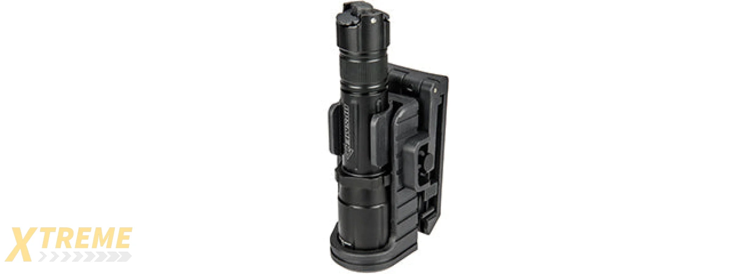OPSMEN ADJUSTABLE TACTICAL FLASHLIGHT SPEED HOLSTER - BLACK