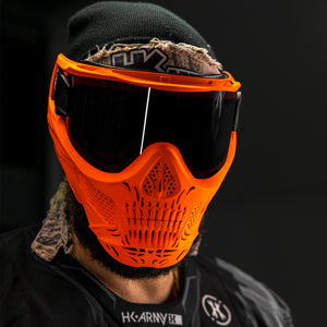 HSTL® Glowball™ Skull Goggle Neon Orange w/ Smoke Lens - XTREME Airsoft Superstore
