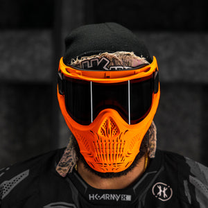 HSTL® Glowball™ Skull Goggle Neon Orange w/ Smoke Lens - XTREME Airsoft Superstore