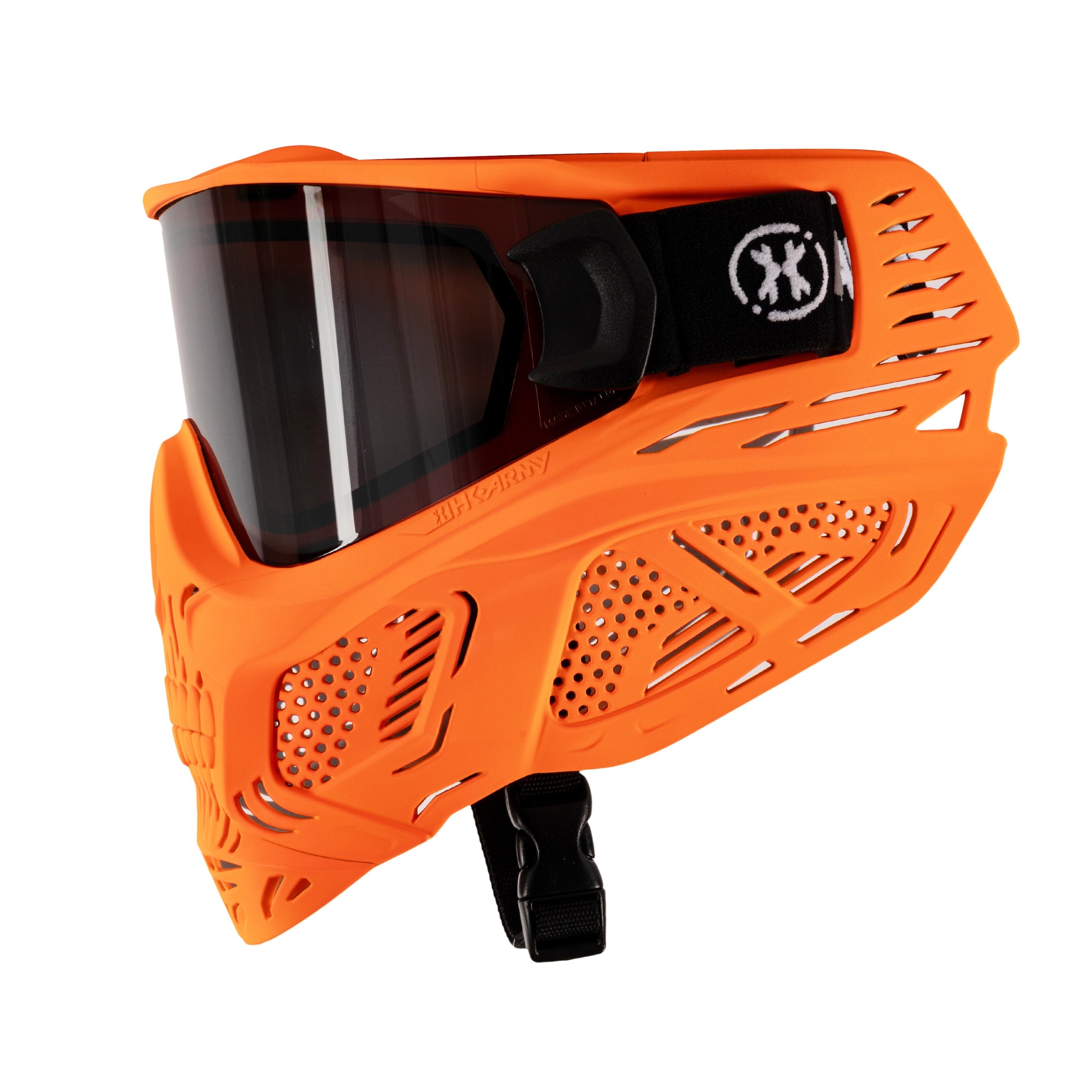 HSTL® Glowball™ Skull Goggle Neon Orange w/ Smoke Lens - XTREME Airsoft Superstore