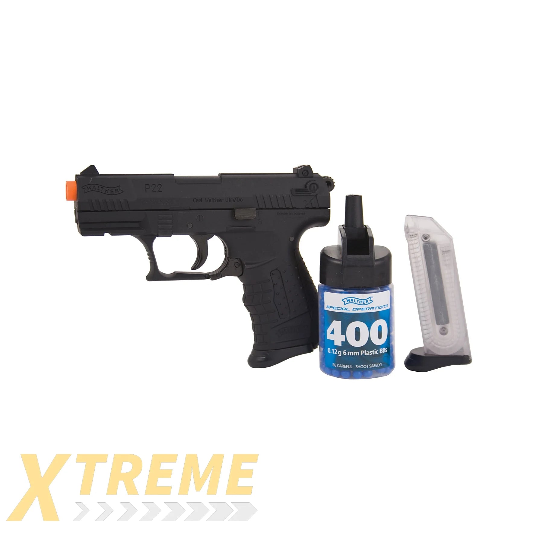 P22 BLACK - AIRSOFT - Walther ’Special Operations’ ENTRY Air Soft (Springers)