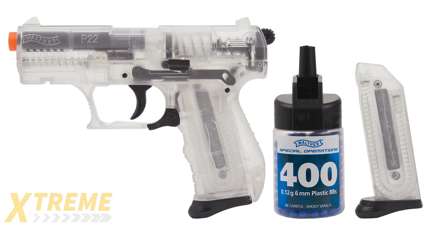 P22 CLEAR - AIRSOFT - Walther ’Special Operations’ ENTRY Air Soft (Springers)