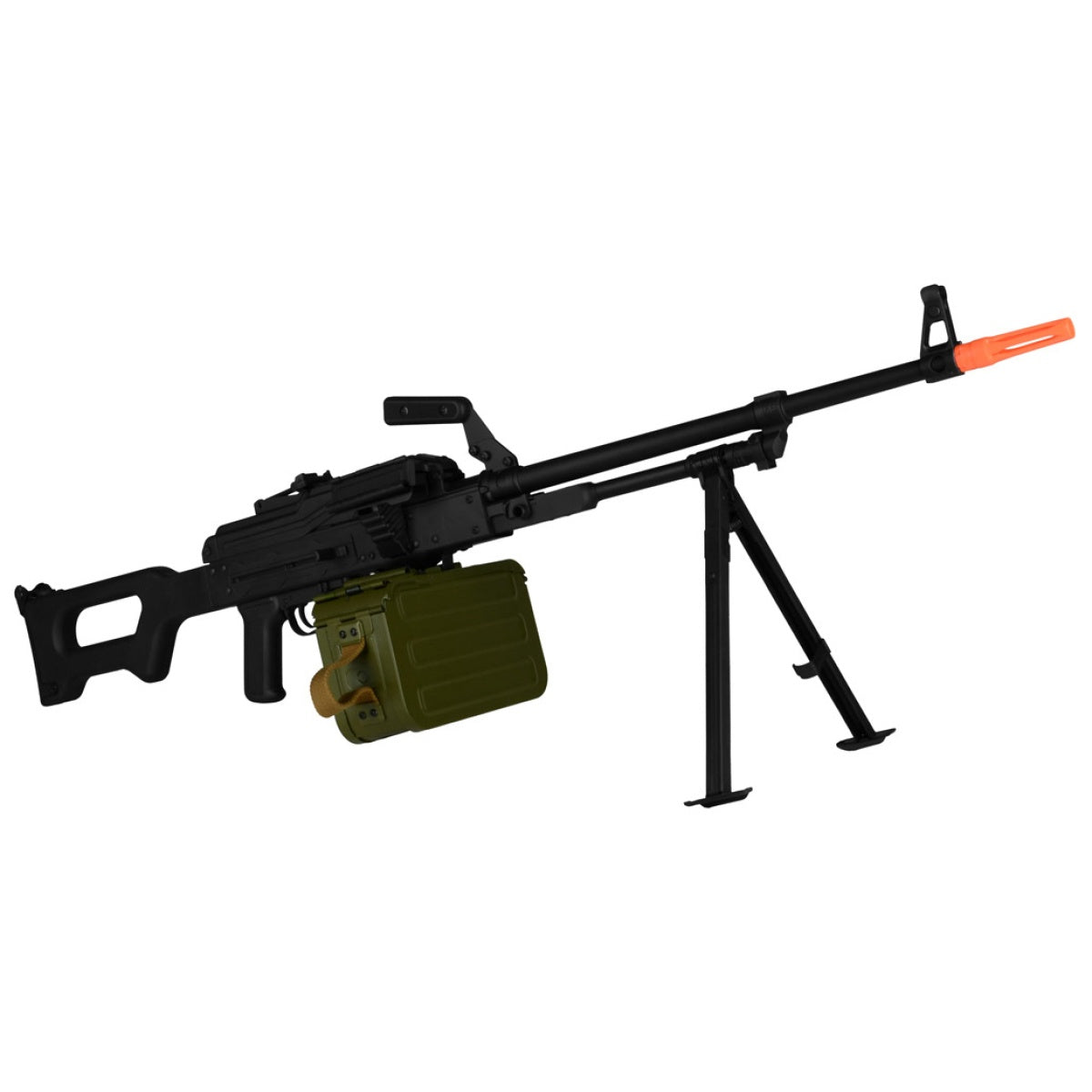 430 FPS Atlas Custom Works PKM HMG Russian Airsoft Metal AEG Squad Machine Gun