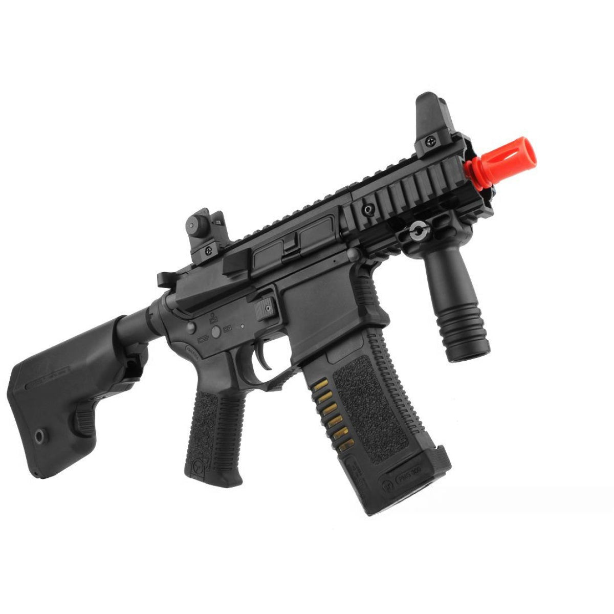 ARES Amoeba M4 Stubby Combat Gear AM-007 CQB Airsoft AEG Rifle - (Black)