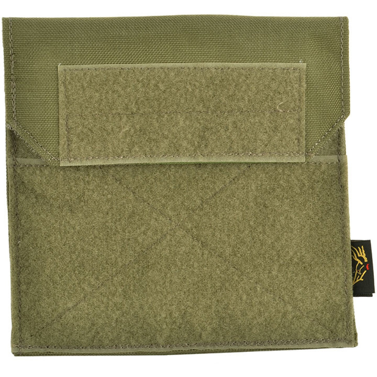 Flyye Industries Soft Hook and Loop MOLLE Admin Panel - RANGER GREEN