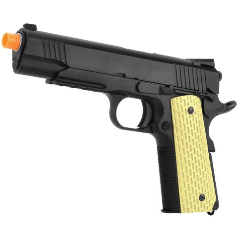 WE Tech Desert Warrior 5.1 M1911 Airsoft Gas Blowback Pistol - BLACK