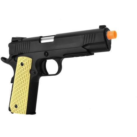 WE Tech Desert Warrior 5.1 M1911 Airsoft Gas Blowback Pistol - BLACK
