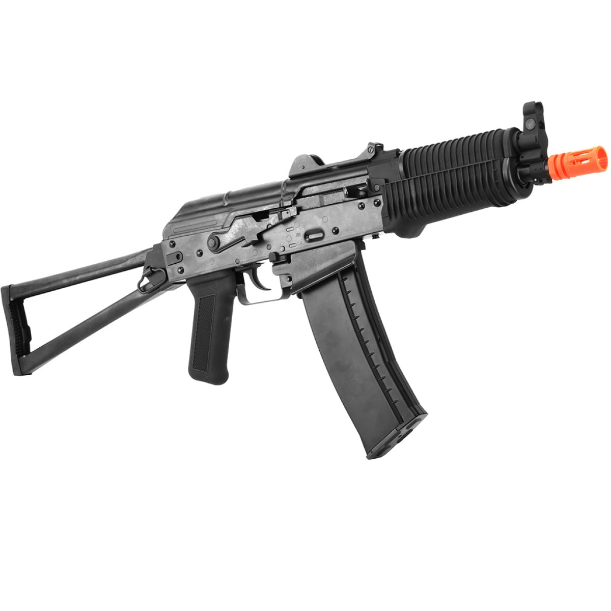 WE Airsoft AK74UN Full Metal GBBR Gas Blowback Rifle - Black
