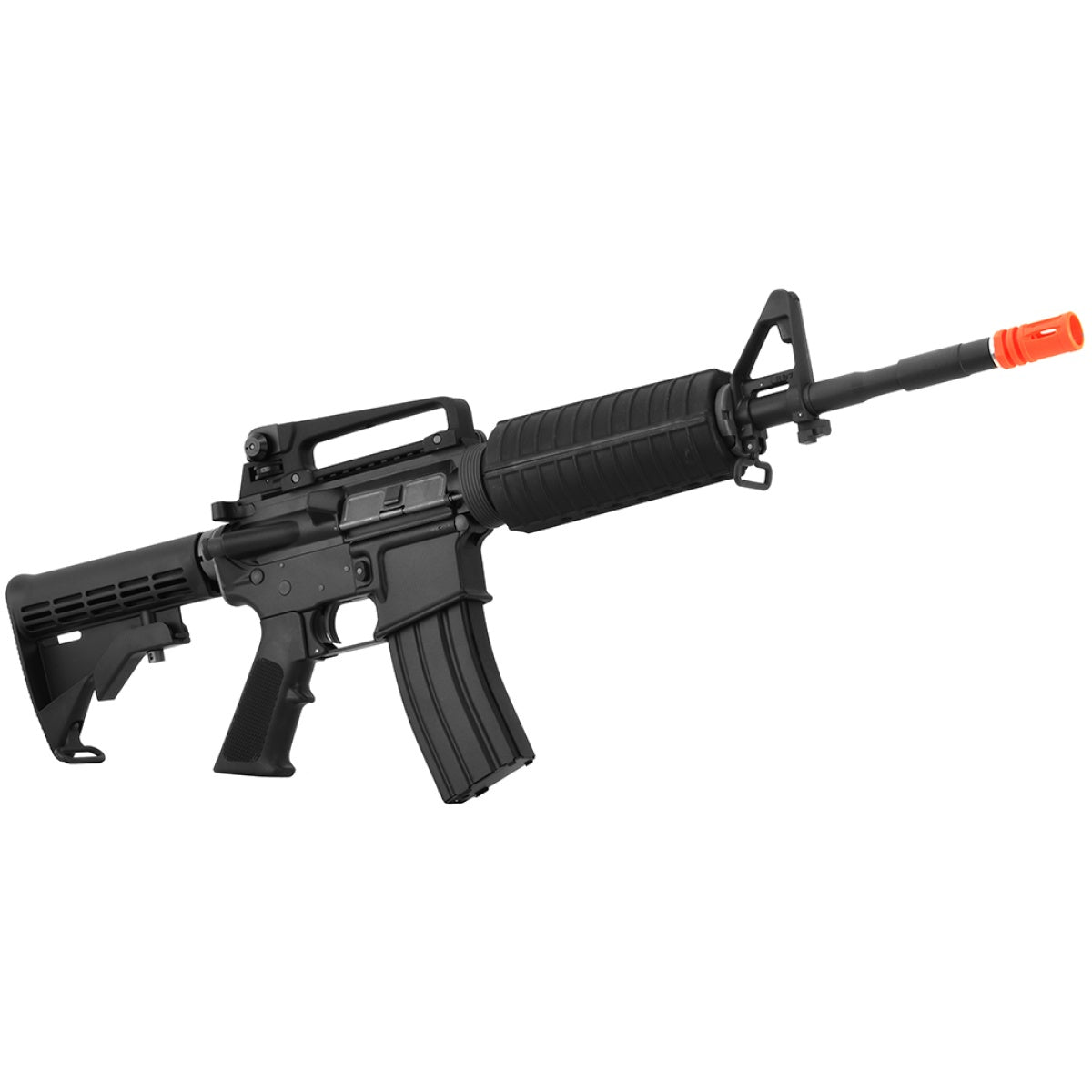 WE Airsoft Full Metal M4A1 Open Bolt GBBR Gas Blowback Rifle - BLACK