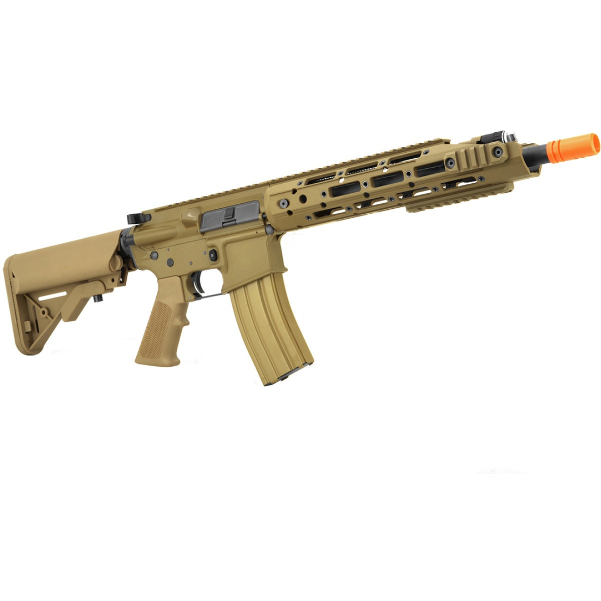 WE Tech Full Metal M4 Raptor Gas Blowback GBBR Airsoft Rifle - TAN