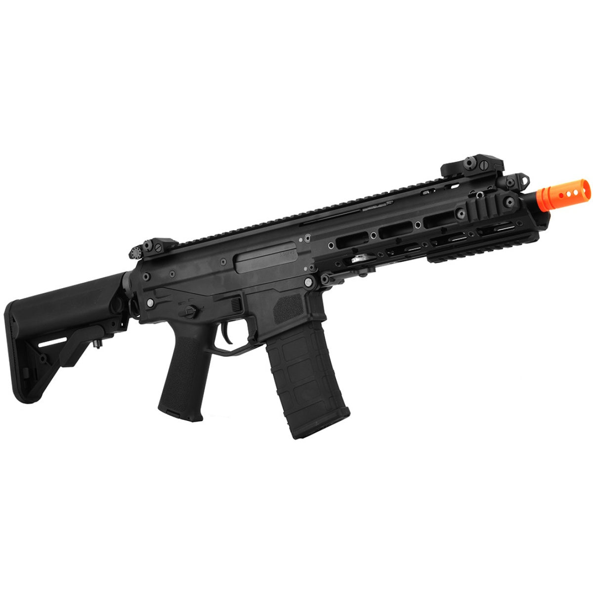 WE Tech Full Metal MSK Series CQB Length AEG Airsoft Rifle - BLACK