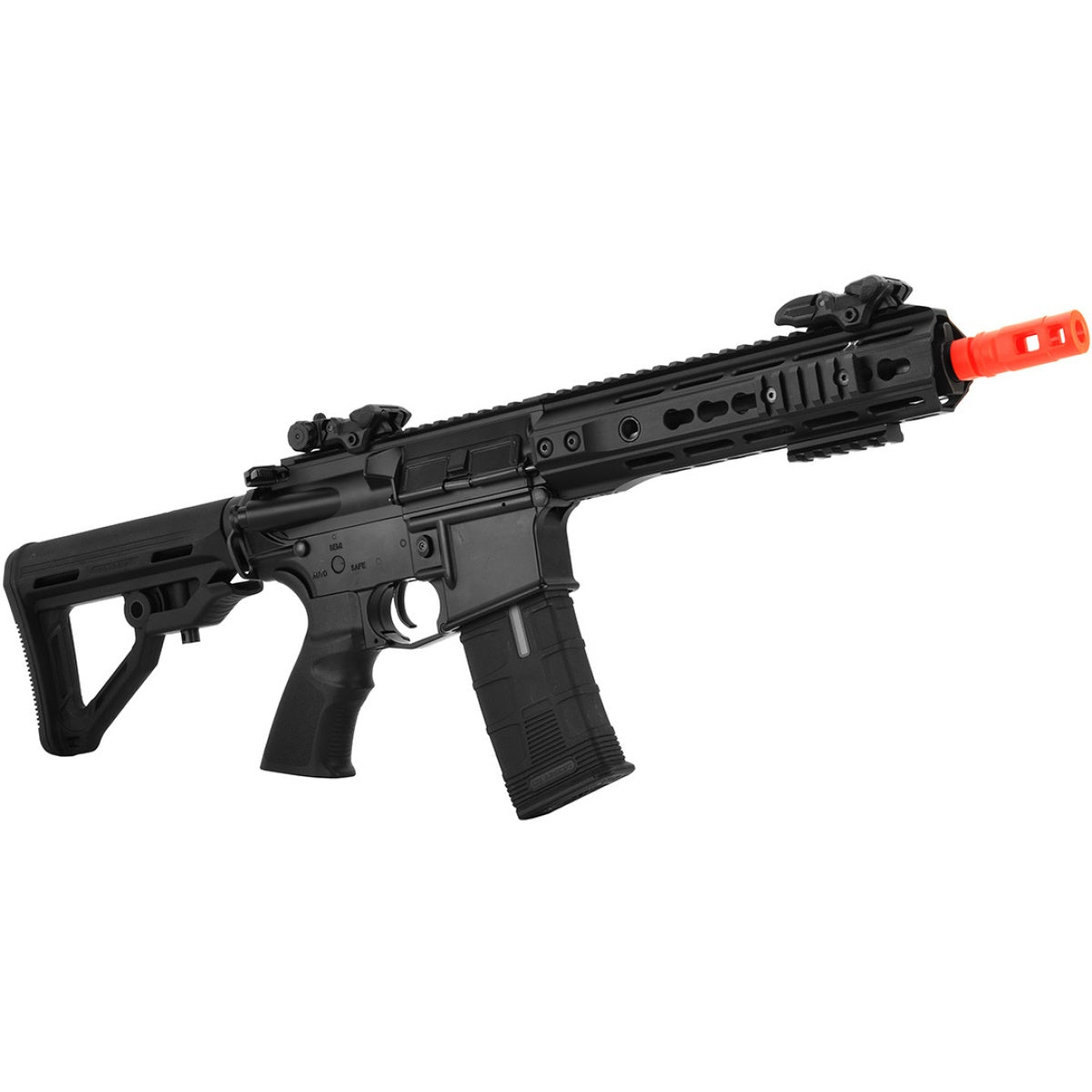 ICS CXP UK1 TransforM4 EBB KeyMod Airsoft M4 AEG Rifle Short - BLACK