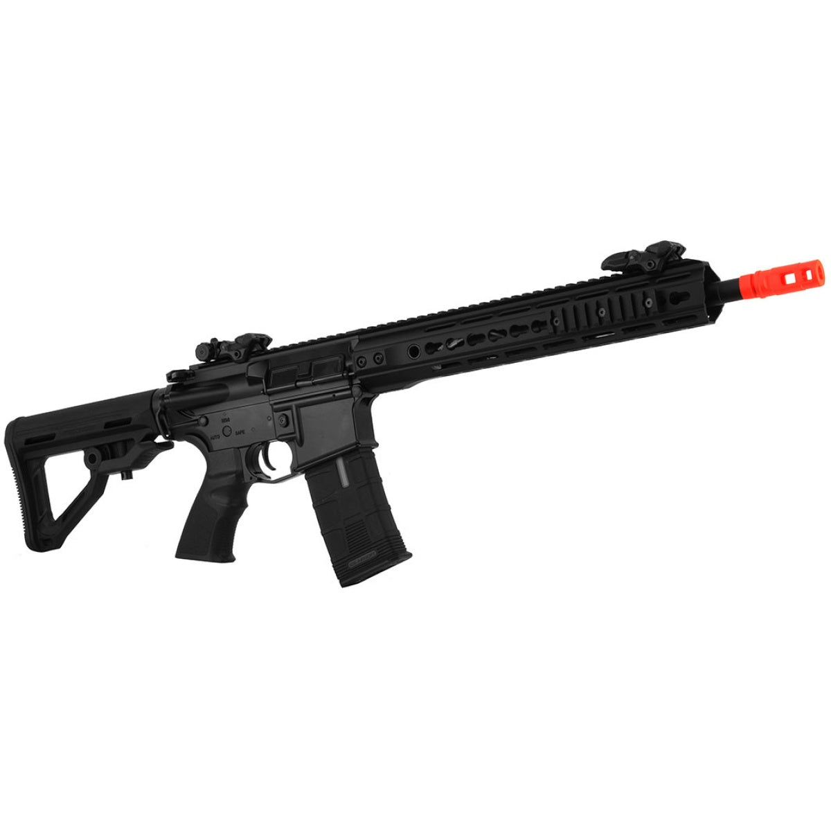 ICS CXP UK1 TransforM4 EBB KeyMod Airsoft M4 AEG Rifle Long - BLACK