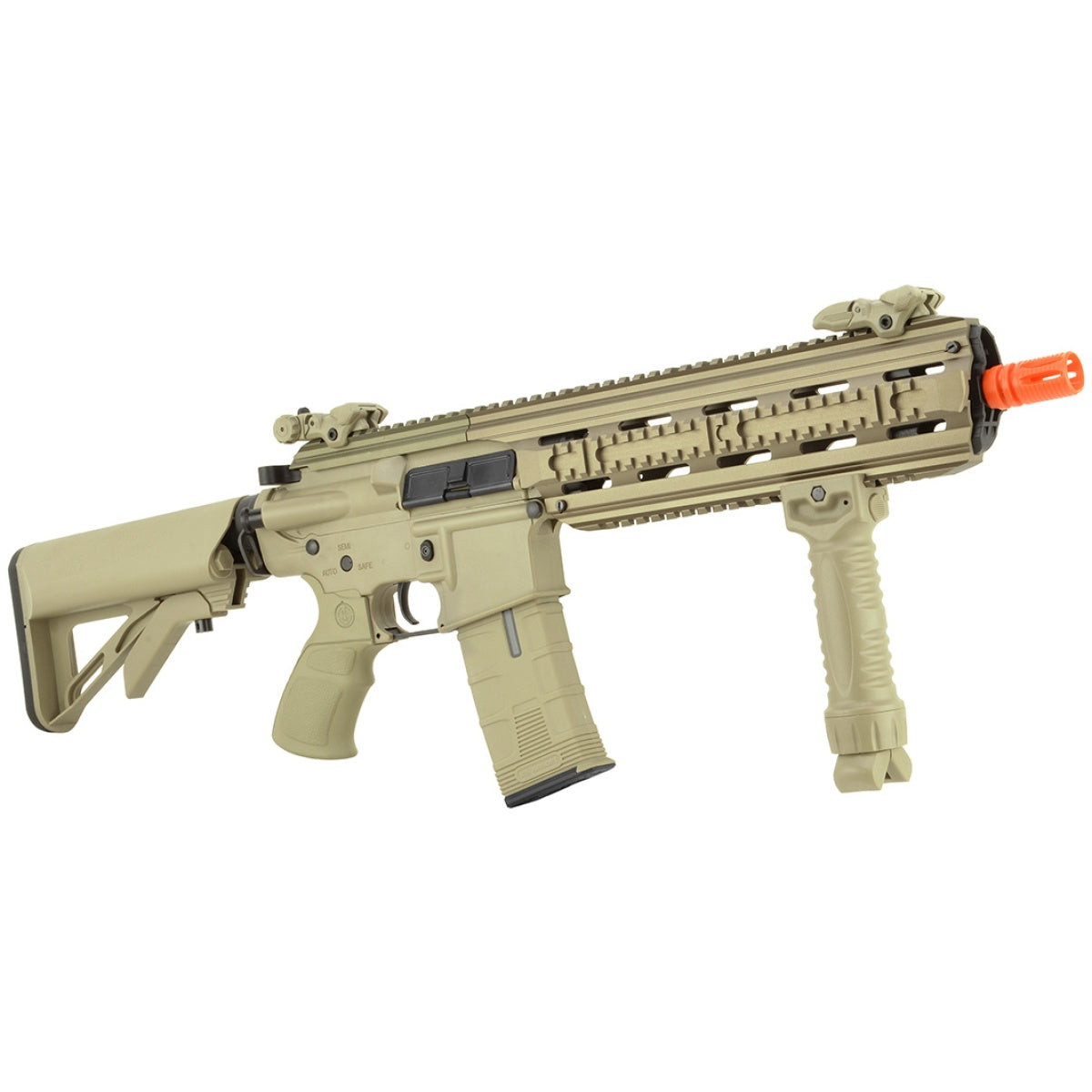 ICS CXP-16L Sportline Split Gearbox M4 RIS Airsoft AEG Long - TAN