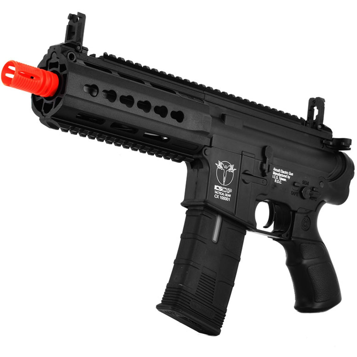 ICS CXP-15 KeyMod Airsoft AEG CQB Sportline Sub Machine Gun - BLACK