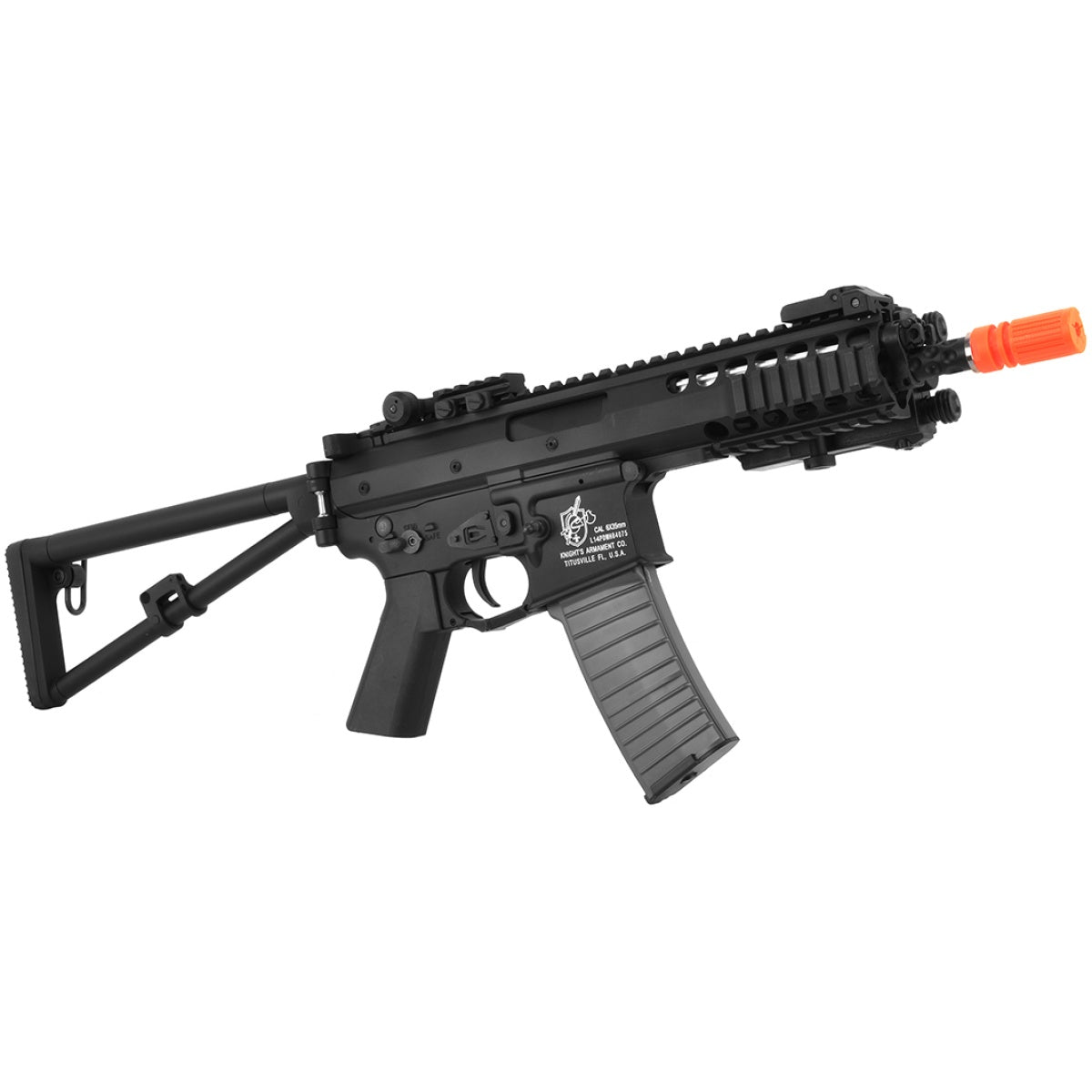 Lancer Tactical KAC Knights Armament PDW Full Metal AEG Airsoft Gun