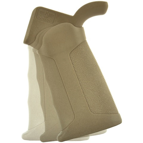 XTECH Tactical Adjustable Tactical Grip ATG AR-15 Pistol Grip - TAN