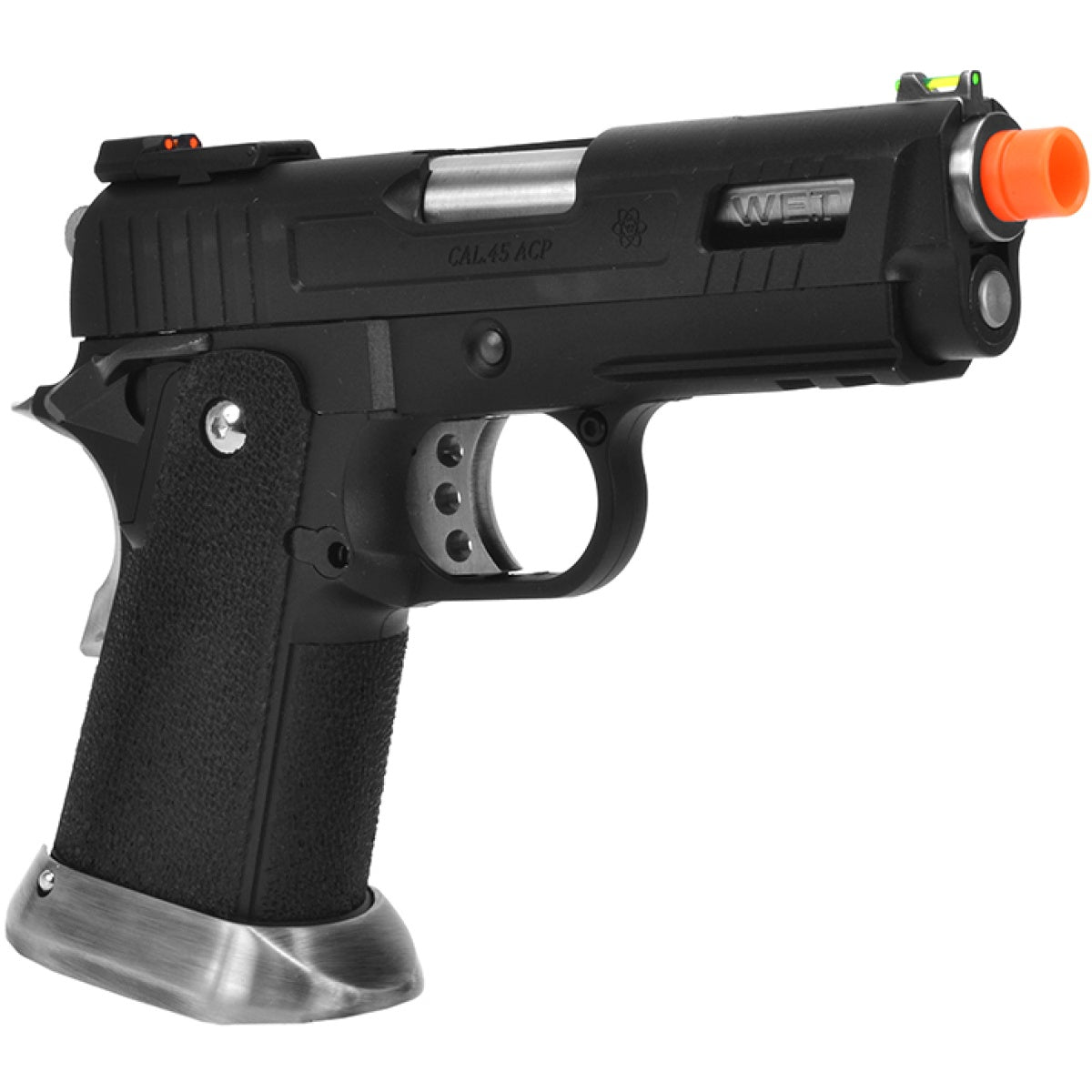 WE Tech Velociraptor Full Metal Gas Blowback Pistol - BLACK