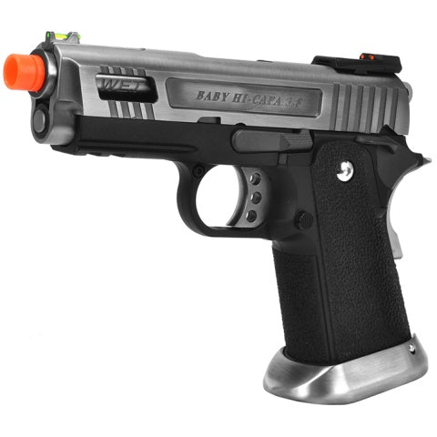 WE Tech Velociraptor Full Metal Gas Blowback Pistol - SILVER