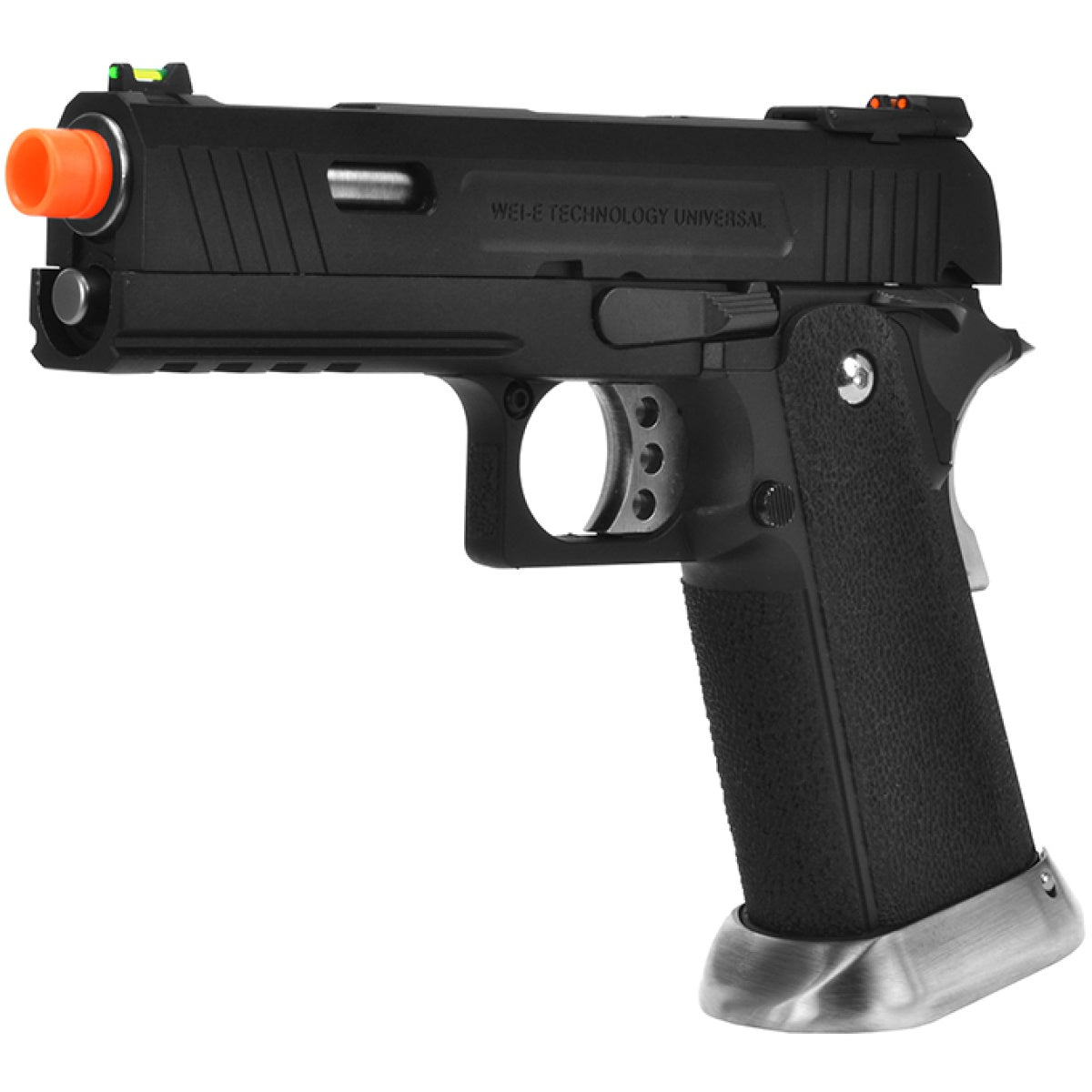 WE Tech Allosaurus Full Metal Gas Blowback Pistol - BLACK