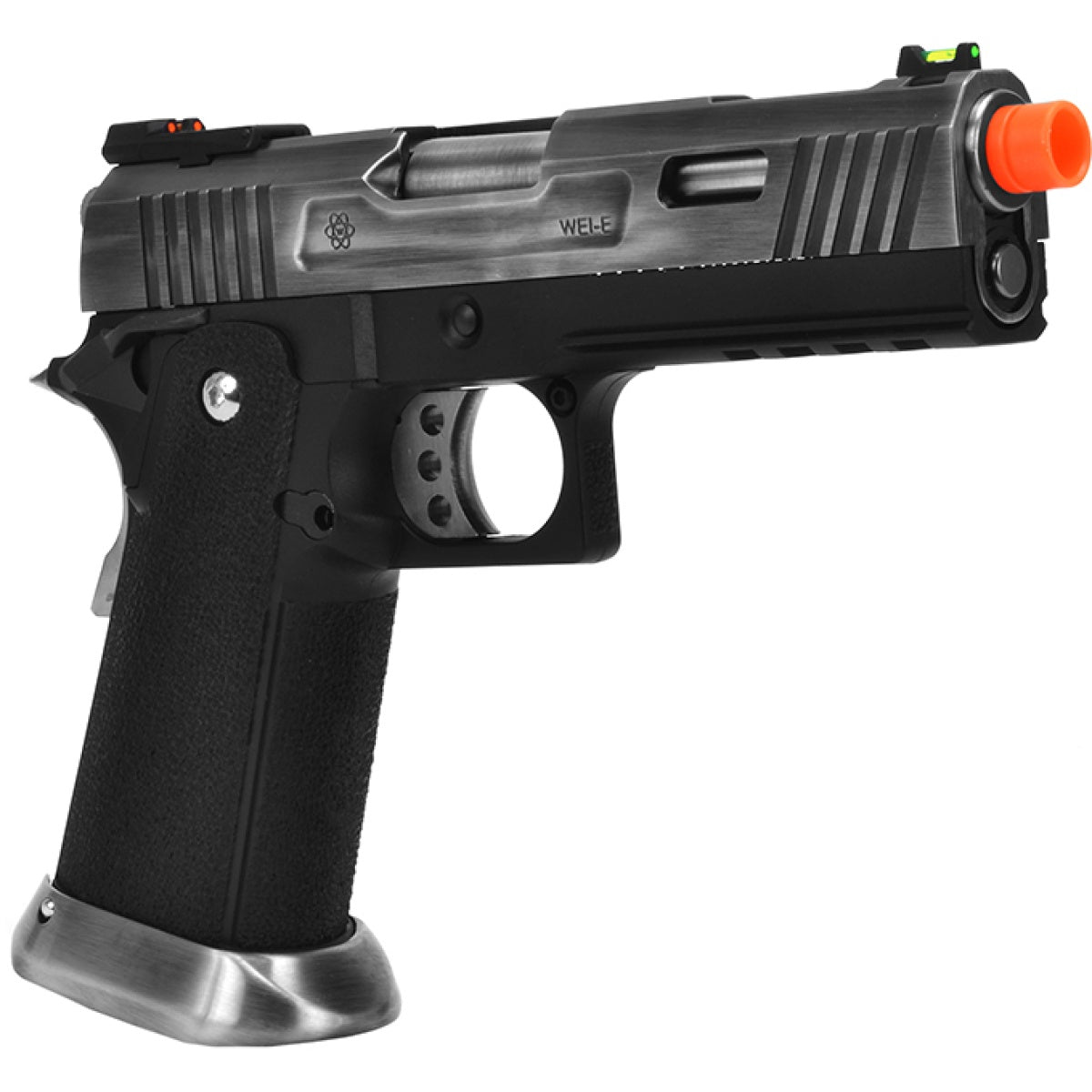 WE Tech Allosaurus Full Metal Gas Blowback Pistol - SILVER