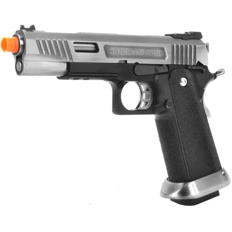 WE Tech T-Rex Full Metal Gas Blowback Pistol - SILVER