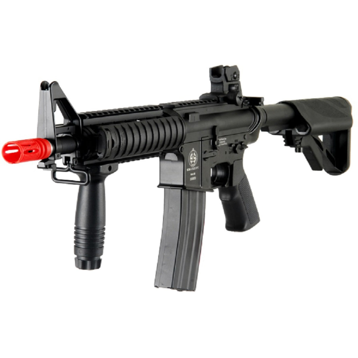 ICS Airsoft M4 AEG Metal CQB Foregrip Top Rail - BLACK