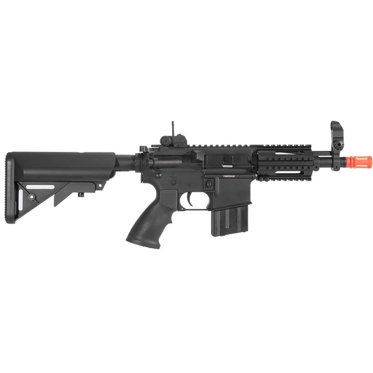 Atlas Custom Works Stubby CQB Full Metal M4 Series AEG with Crane Stock - BLACK