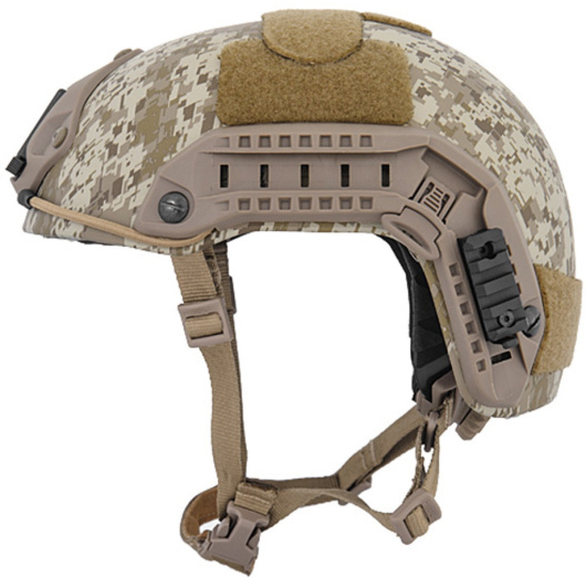 Lancer Tactical Airsoft Adjustable Maritime Helmet (LARGE) - DESERT DIGITAL