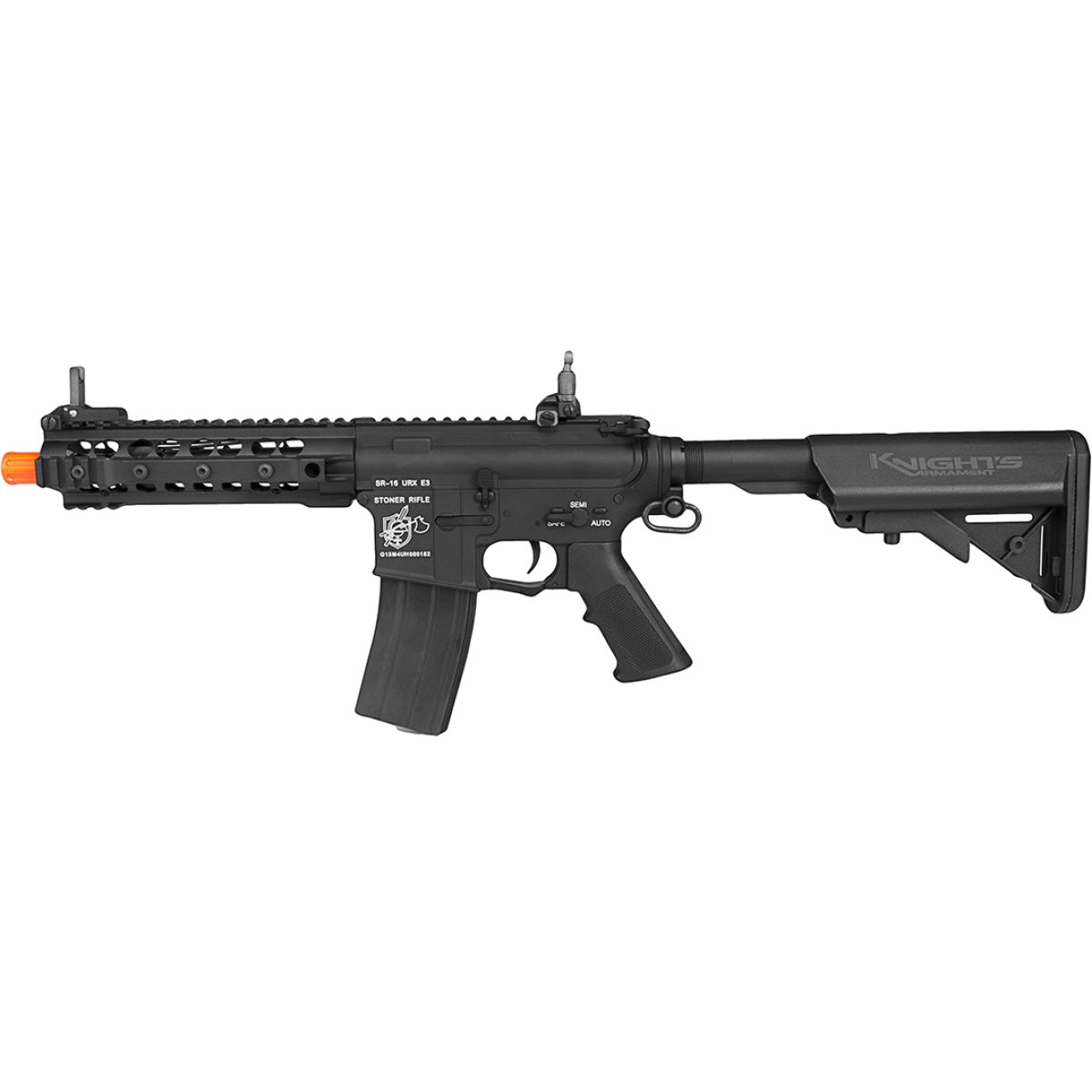 Knight's Armament M4 SR 16 AEG 10.5" URX 2 RIS Carbine - BLACK