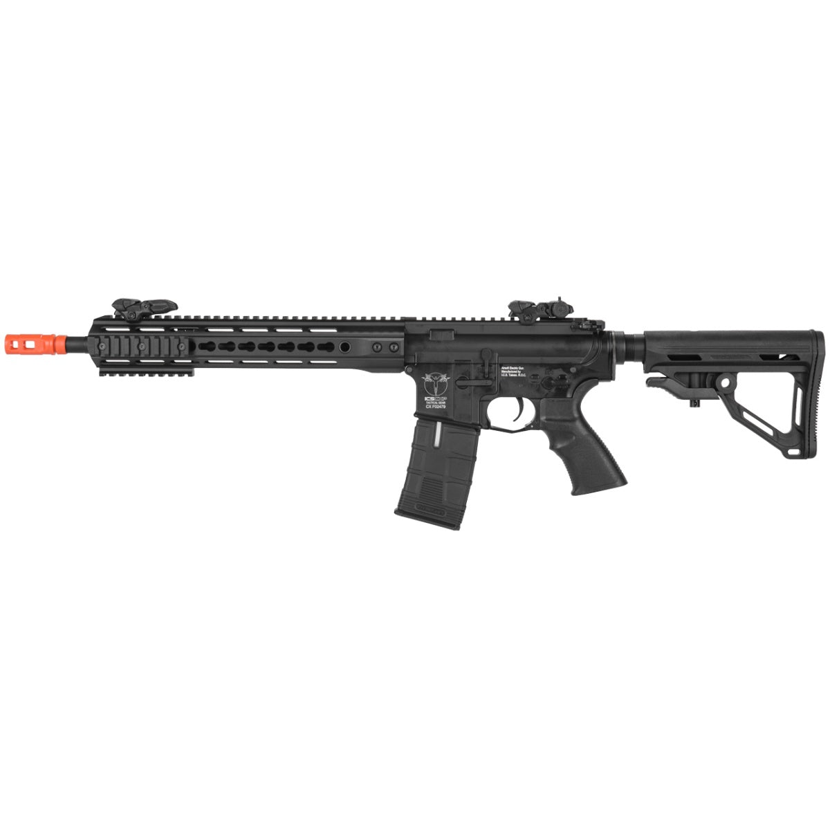 ICS Airsoft CXP UK1R TRANSFORM4 M4 AEG KeyMod 12.5" RIS - REAR WIRED