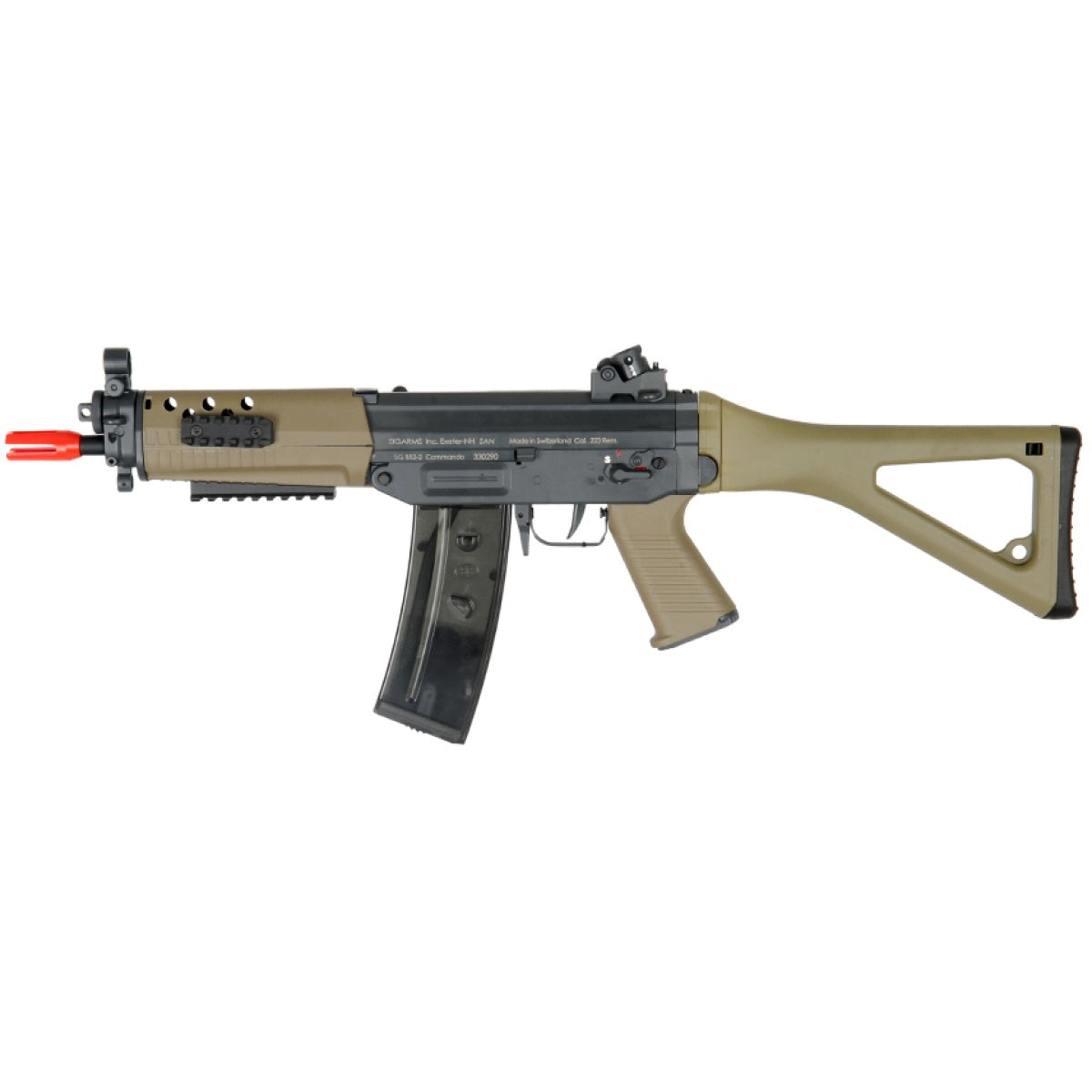 ICS Airsoft SIG 552 Commando AEG Tactical Folding Stock - DARK EARTH